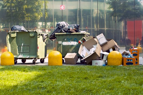Commercial property with efficient waste management services
